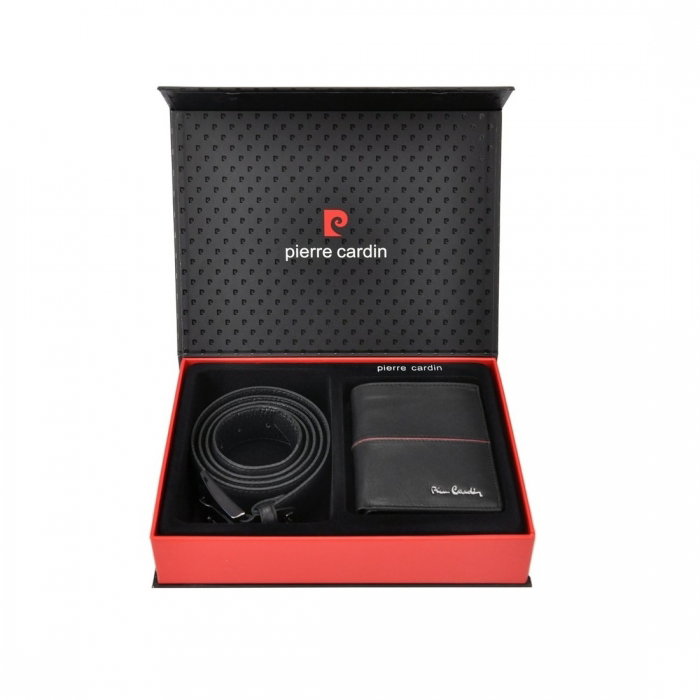 Portofel barbati + curea (set piele naturala de lux) Pierre Cardin PORM211 [1]
