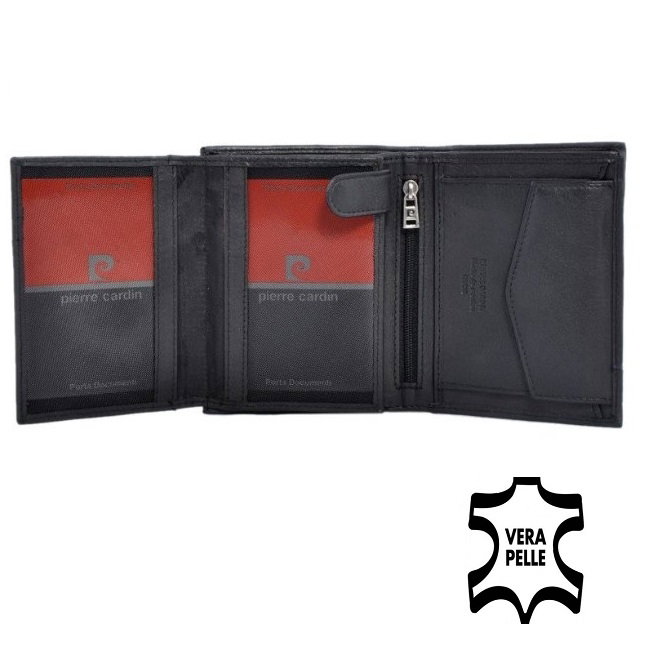 Portofel barbati + curea (set piele naturala de lux) Pierre Cardin PORM211 [5]
