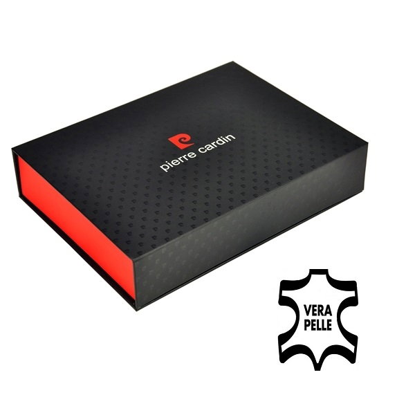 Portofel barbati + curea (set piele naturala de lux) Pierre Cardin PORM211 [11]