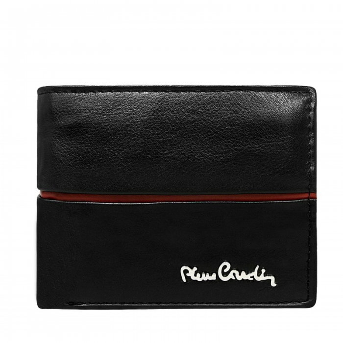 Portofel barbati + curea (set piele naturala) Pierre Cardin PORM88 Negru [3]