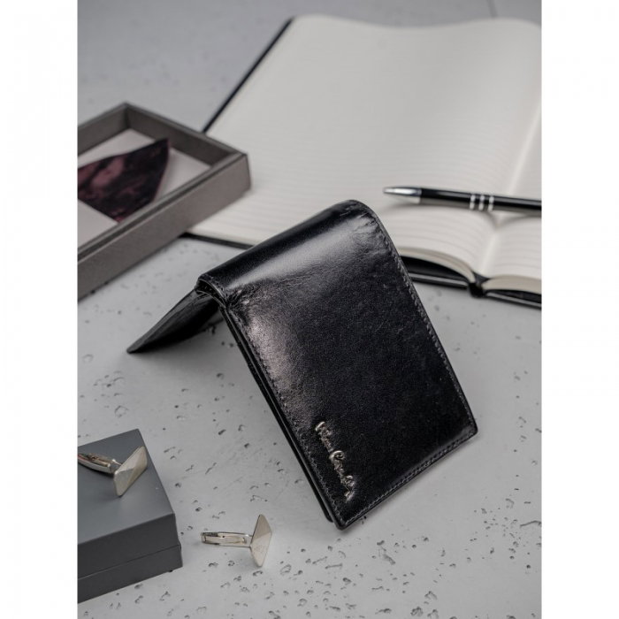 Portofel barbati + curea (set piele naturala) Pierre Cardin PORT401 cu protectie RFID [13]