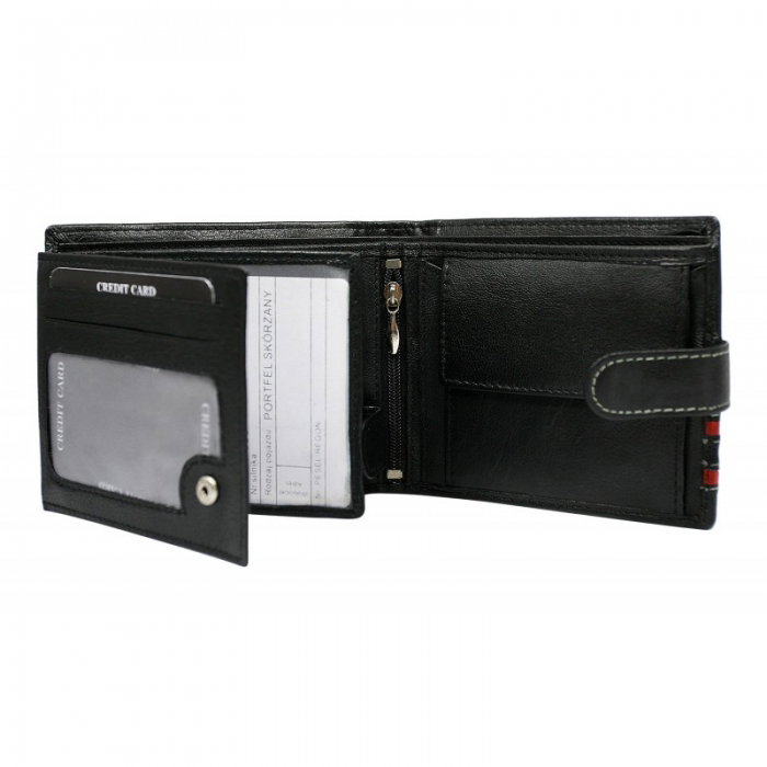 Portofel barbati din piele naturala BeSpecial PORM606 Negru [2]