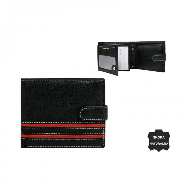 Portofel barbati din piele naturala BeSpecial PORM606 Negru [3]