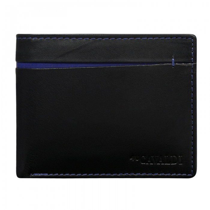 Portofel barbati din piele naturala Cavaldi PORM589 Negru [1]