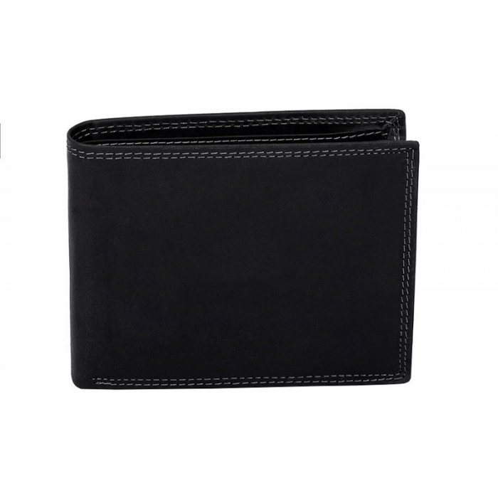 Portofel barbati din piele naturala cu protectie RFID BeSpecial PORM608 Negru [1]