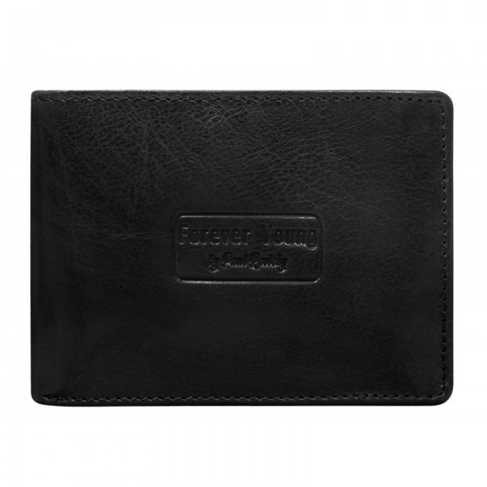 Portofel barbati din piele naturala cu protectie RFID Forever Young PORM622 Negru [1]