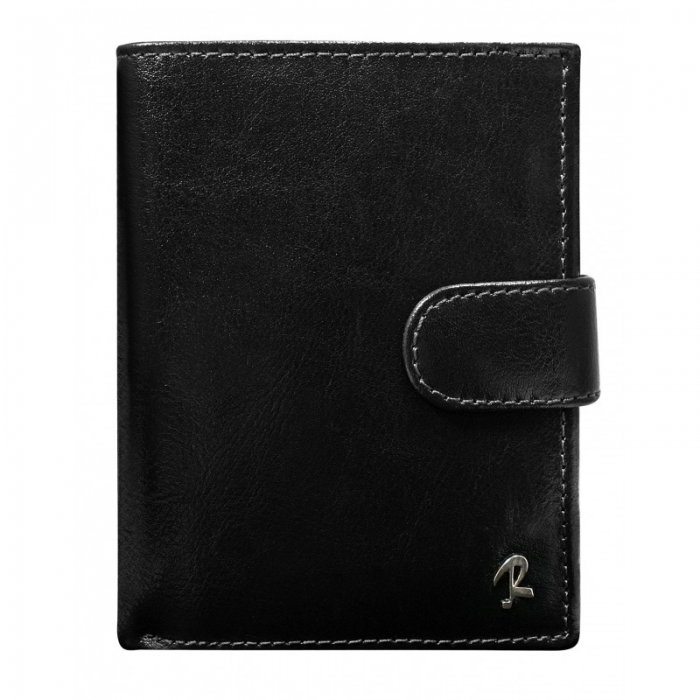 Portofel barbati din piele naturala cu protectie RFID Rovicky PORM579 Negru [1]