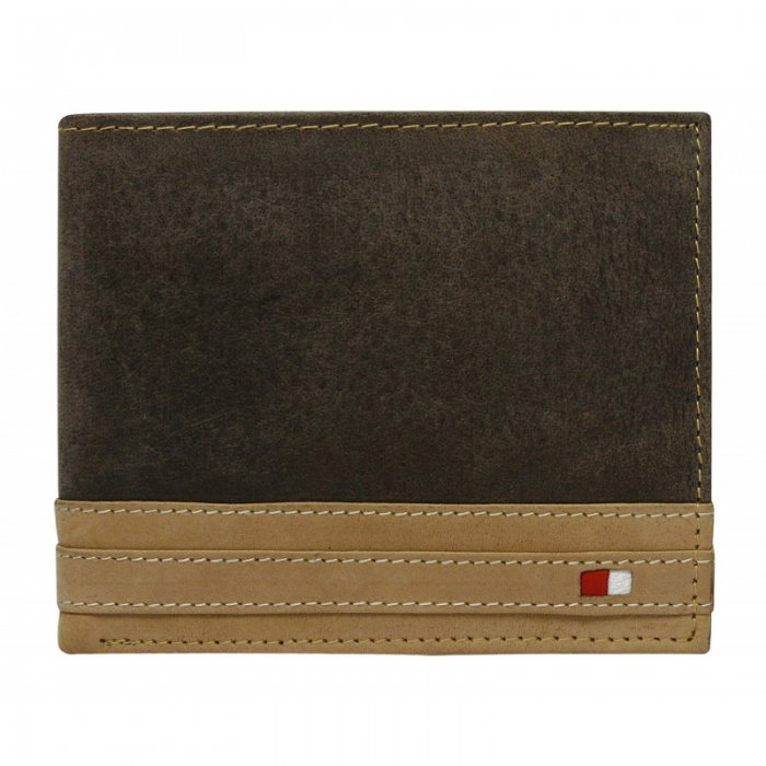 Portofel barbati din piele naturala cu protectie RFID Wild PORM612 Maron [1]