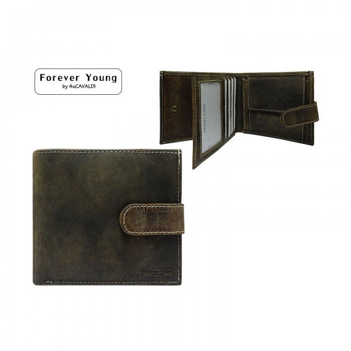 Portofel barbati din piele naturala Forever Young PORM577 Maron [3]