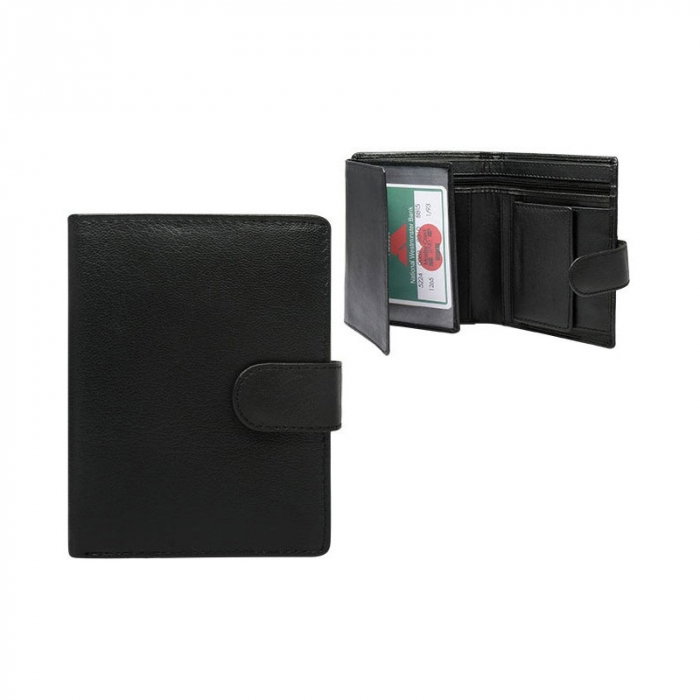 Portofel barbati din piele naturala PORMG029 Negru [3]