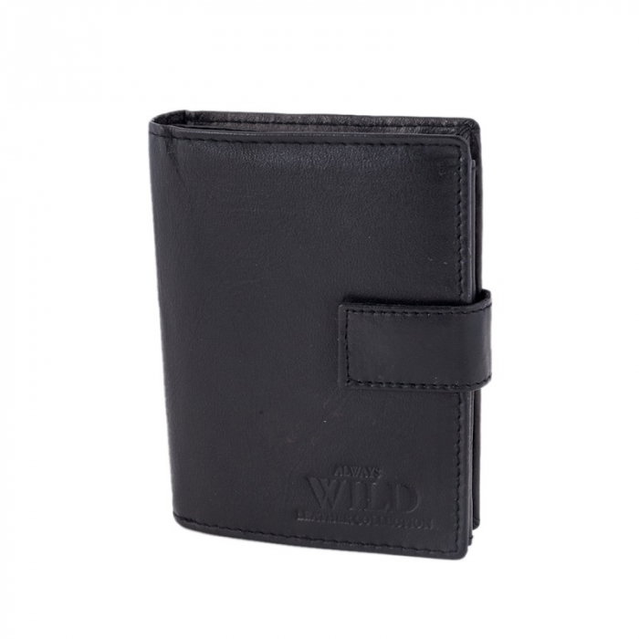 Portofel barbati din piele naturala PORMG057 Negru, cu RFID [13]