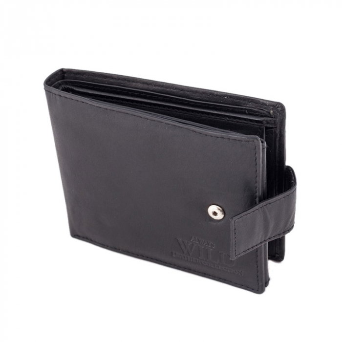 Portofel barbati din piele naturala PORMG058 Negru, cu RFID [9]
