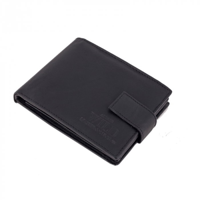 Portofel barbati din piele naturala PORMG058 Negru, cu RFID [8]