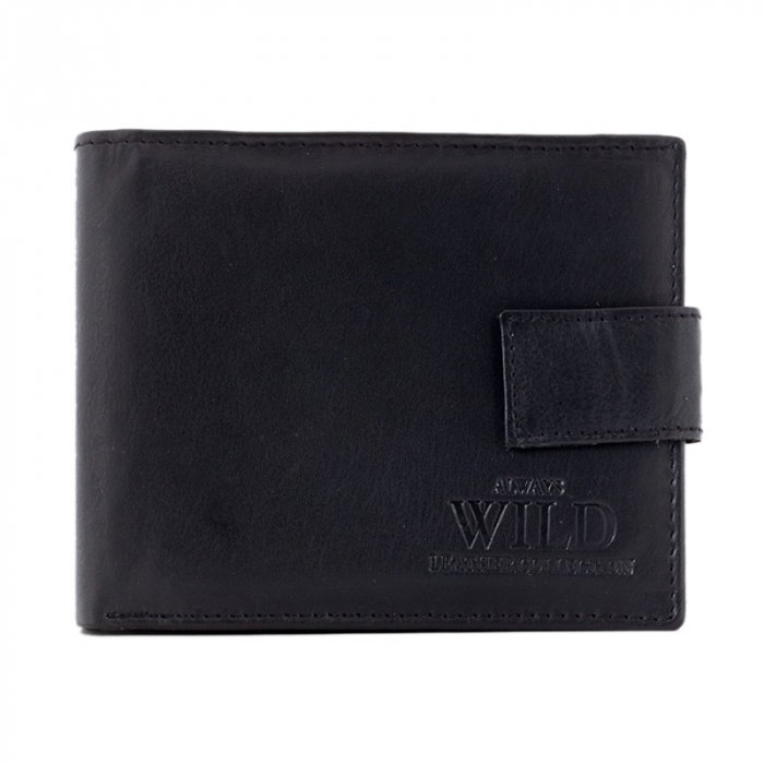 Portofel barbati din piele naturala PORMG058 Negru, cu RFID [10]