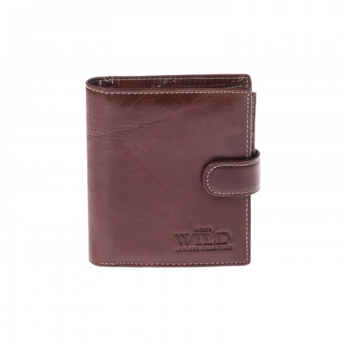Portofel barbati din piele naturala Wild PORM566 Maron [1]