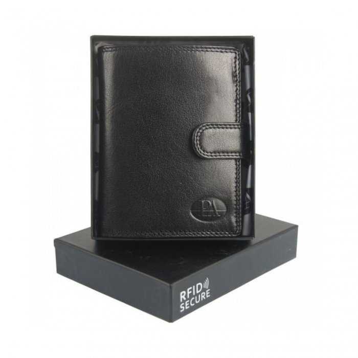 Portofel barbati de lux din piele naturala PORMG038 Negru [4]