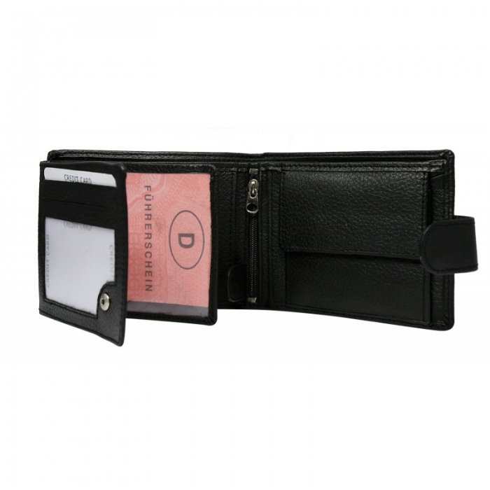 Portofel barbati piele naturala  PORM81 Negru [2]