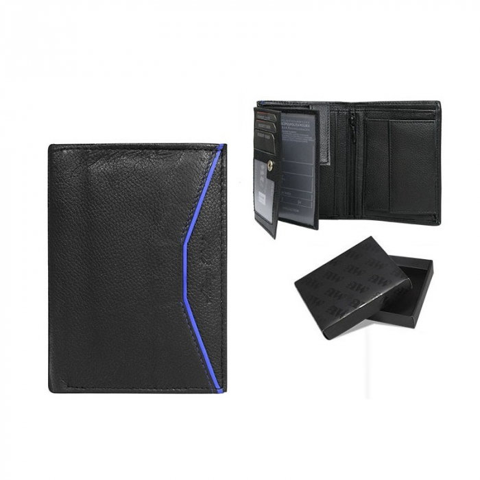 Portofel barbati Wild, PORMG027, piele naturala, Negru [3]