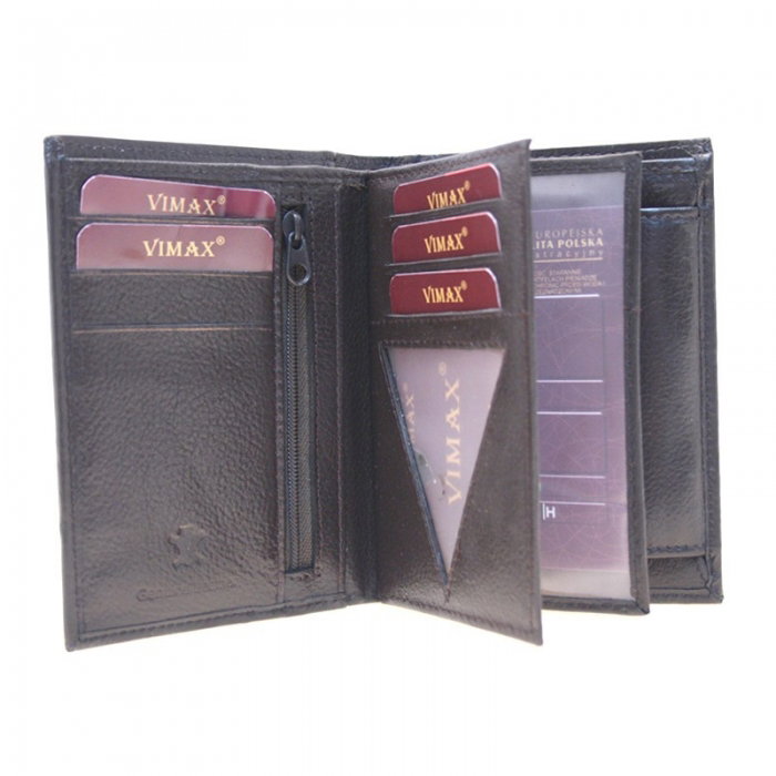 Portofel barbati piele naturala Vimax PORM28 Negru [2]