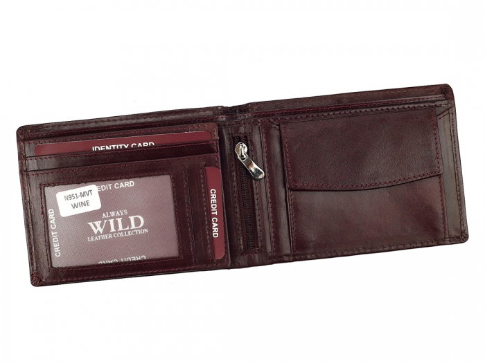Portofel barbati piele naturala Wild PORM203 Maron [2]