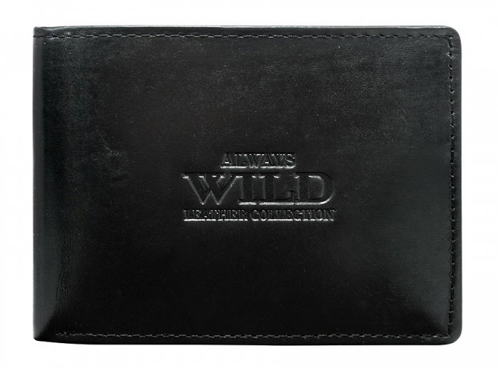 Portofel barbati piele naturala Wild PORM206 Negru [1]