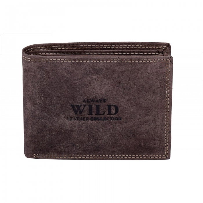 Portofel barbati piele naturala Wild PORM41 Maron [1]
