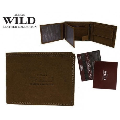 Portofel barbati piele naturala Wild PORM41 Maron [2]