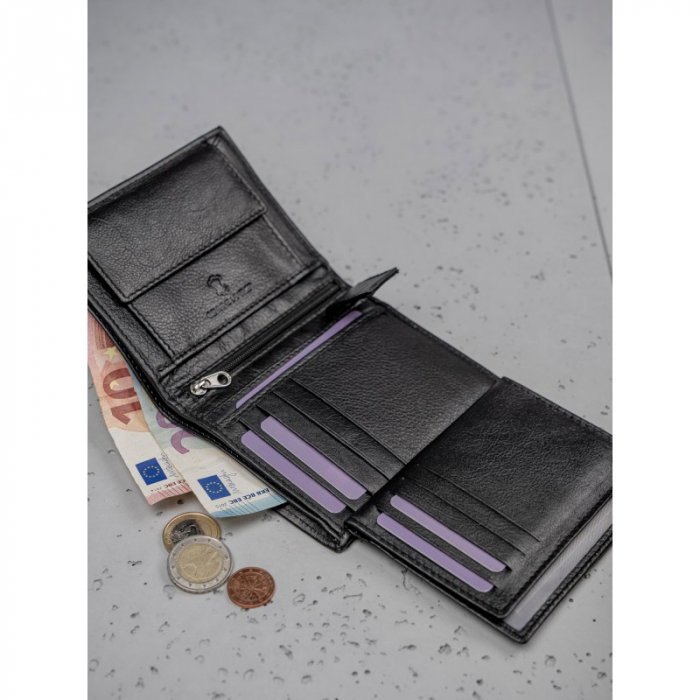 Portofel barbati piele naturala PORMG020 Negru [14]
