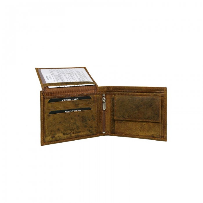 Portofel barbati piele naturala Wild PORM66 Maron [2]