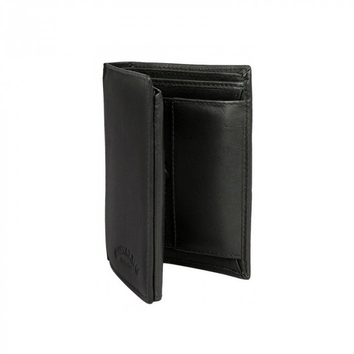 Portofel barbati, PORMG017, piele naturala, Negru, cu RFID [2]