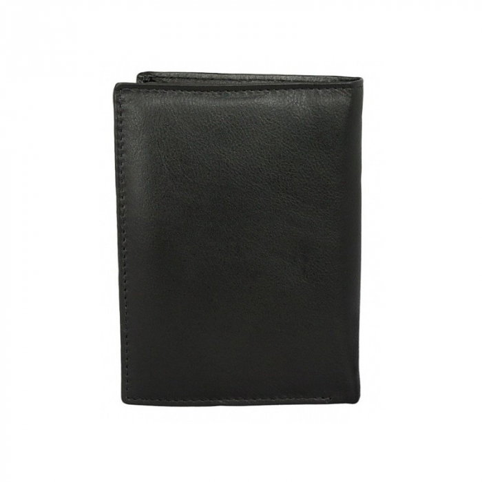 Portofel barbati, PORMG017, piele naturala, Negru, cu RFID [3]