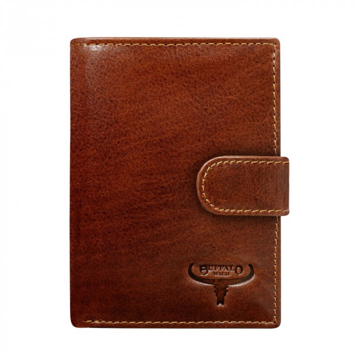 Portofel barbati, PORMG007, piele naturala, maron coniac, cu RFID [1]