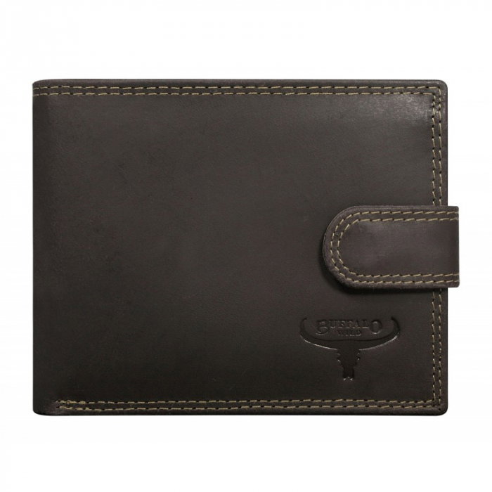 Portofel barbati, Wild Buffalo, PORM108, piele naturala, maron [1]