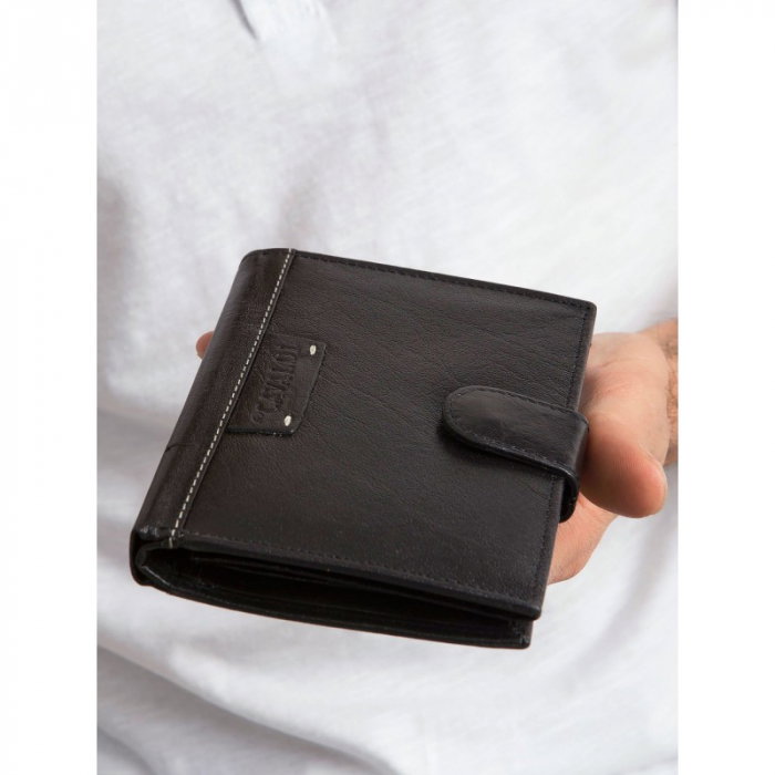 Portofel barbati, PORMG011, piele naturala, Negru [5]