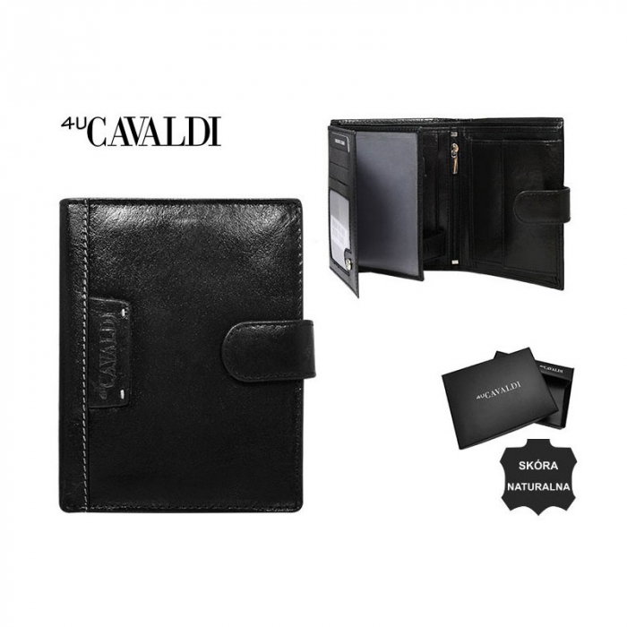 Portofel barbati, PORMG011, piele naturala, Negru [11]