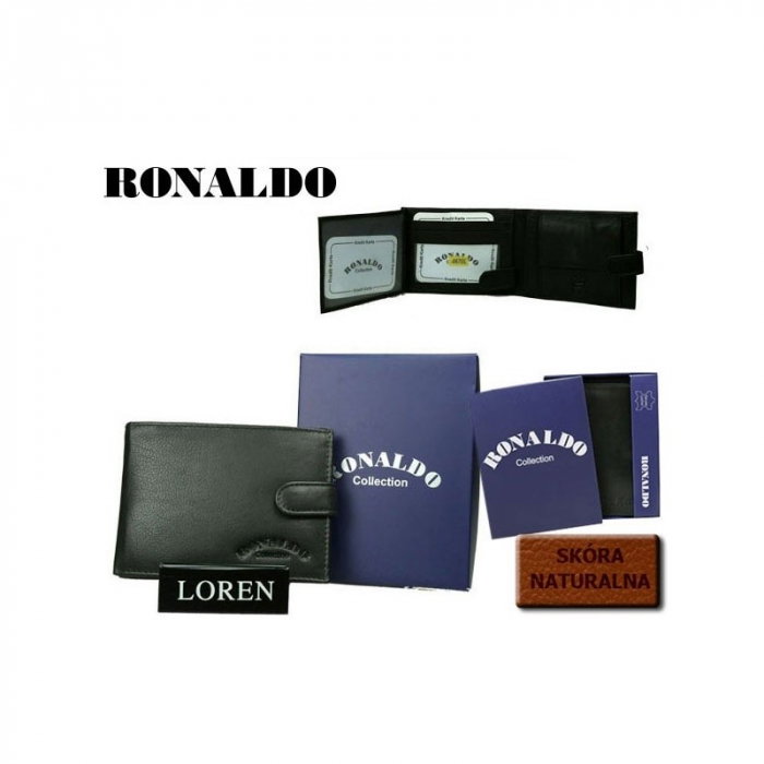 Portofel barbati, PORMG015, piele naturala, Negru, cu RFID [7]