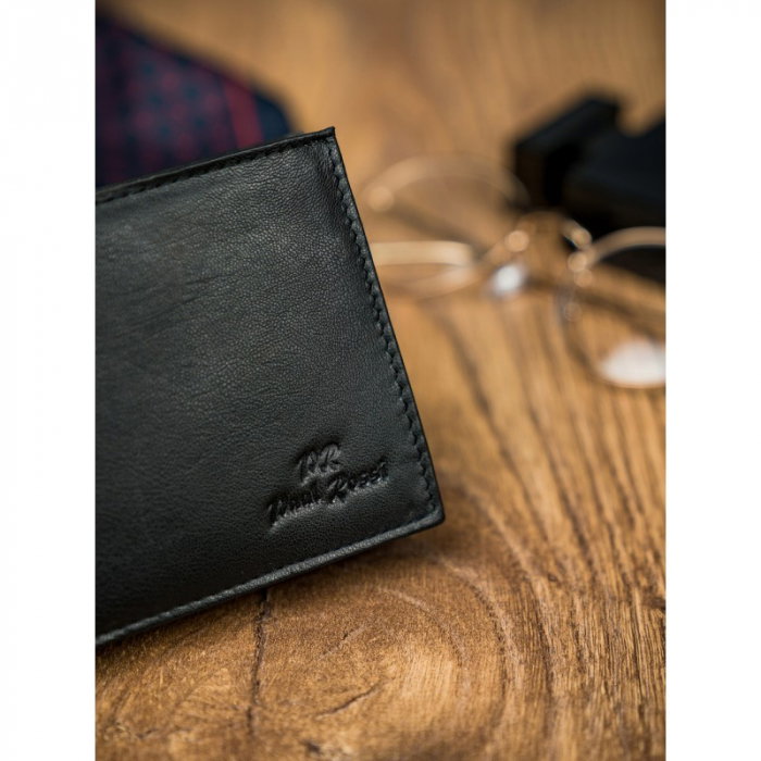 Portofel barbati, PORMG022, piele naturala, Negru, cu RFID [25]