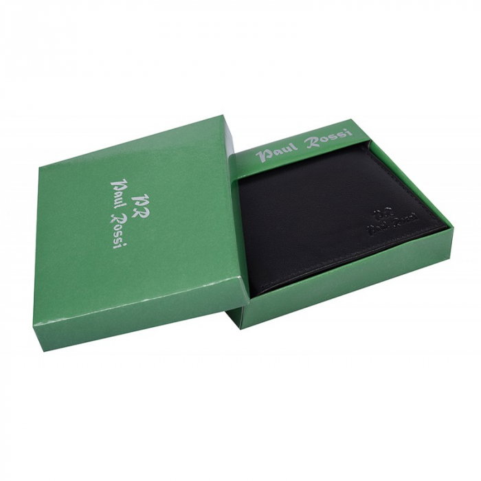 Portofel barbati, PORMG022, piele naturala, Negru, cu RFID [15]