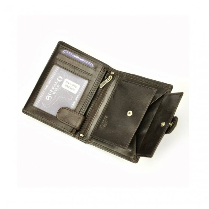 Portofel barbati, PORMG040, piele naturala, maron, cu RFID [5]