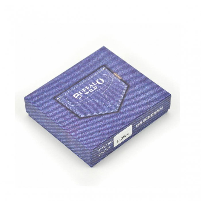 Portofel barbati, PORMG040, piele naturala, maron, cu RFID [8]
