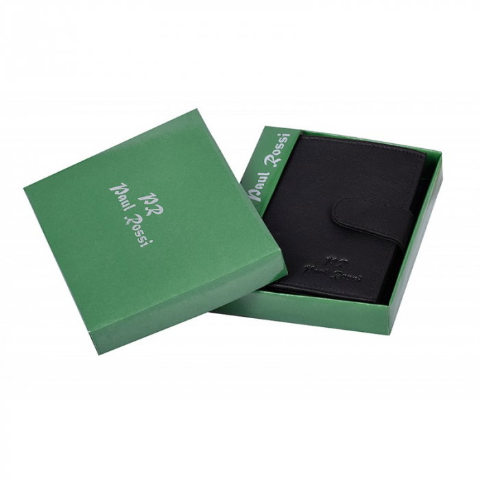 Portofel barbati, PORMG060, piele naturala, Negru, cu RFID [12]