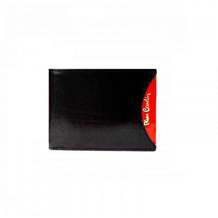 Portofel unisex PORMGP12 Negru, Piele naturala [1]