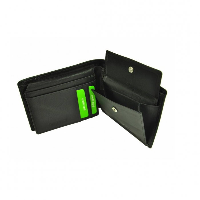 Portofel barbati PORMGP8 Negru, Piele naturala [7]
