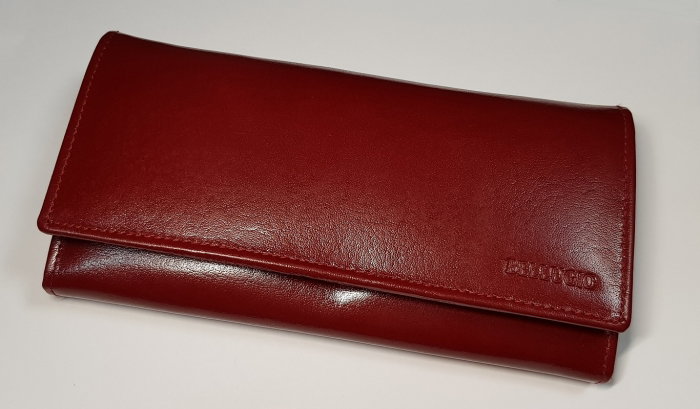 Portofel dama piele naturala Bellugio PORT222 Rosu [1]