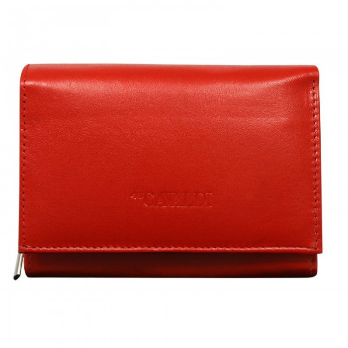 Portofel dama piele naturala Cavaldi PORT302 Rosu [1]