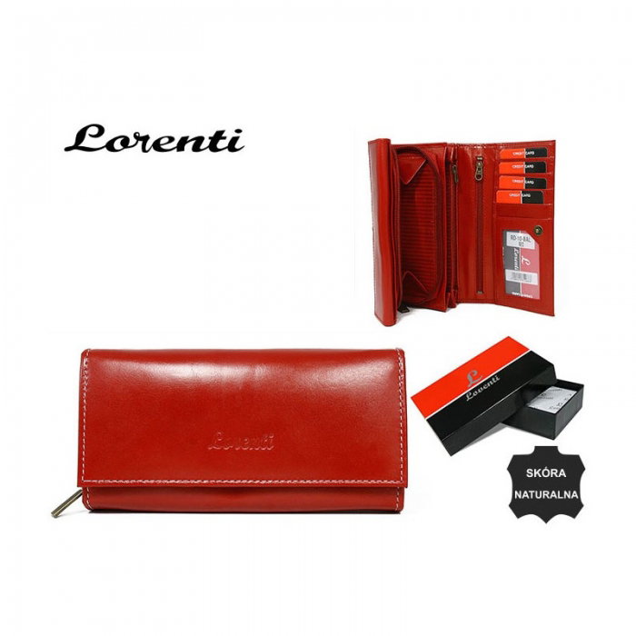Portofel dama piele naturala Lorenti PORT307 Rosu [2]