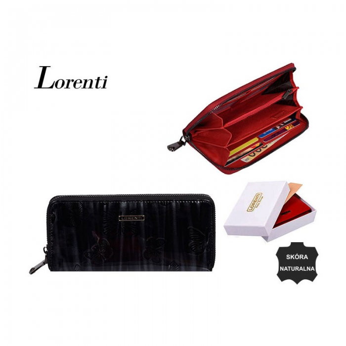 Portofel dama piele naturala Lorenti PORT317 Negru [2]