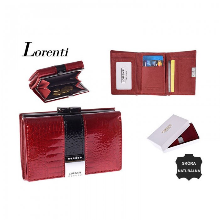 Portofel dama piele naturala Lorenti PORT323 Rosu [6]