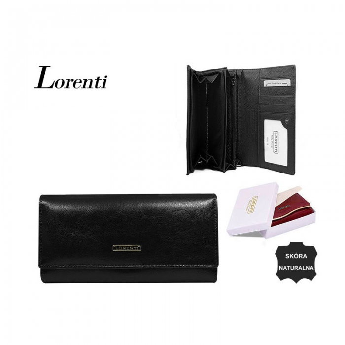 Portofel dama piele naturala Lorenti PORT326 Negru [3]