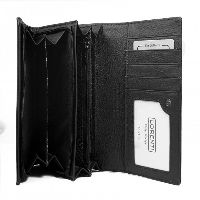 Portofel dama piele naturala Lorenti PORT326 Negru [2]